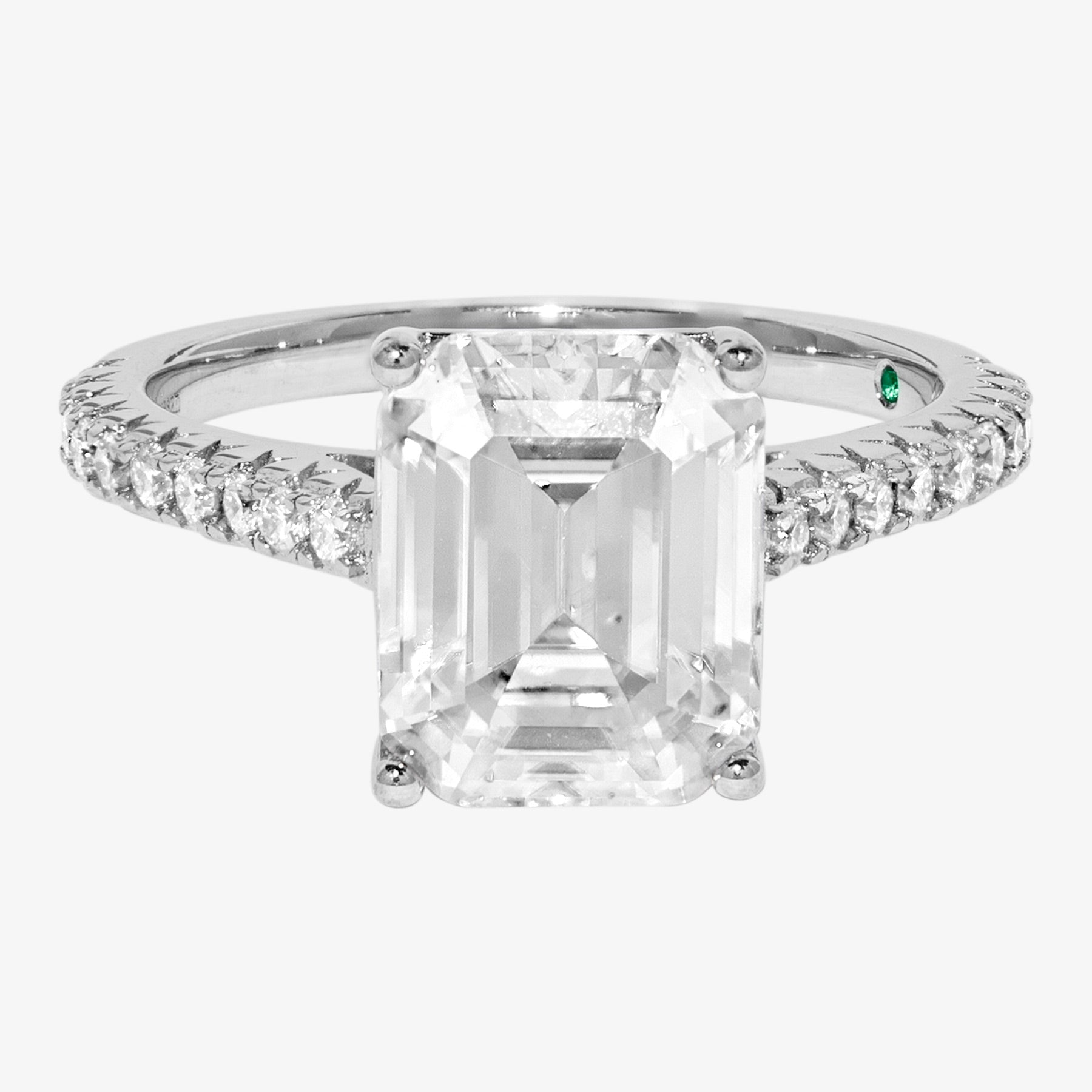 Emerald Cut Engagement Ring