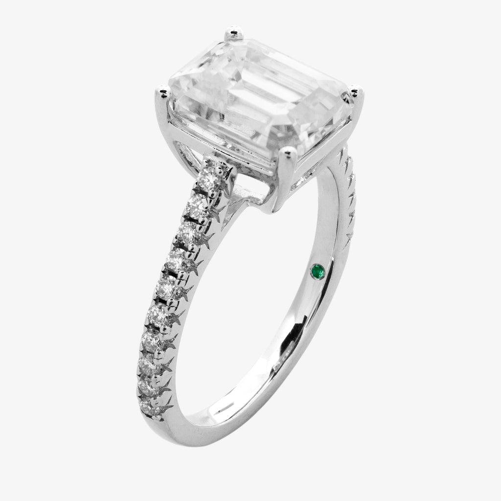 Emerald Cut Engagement Ring