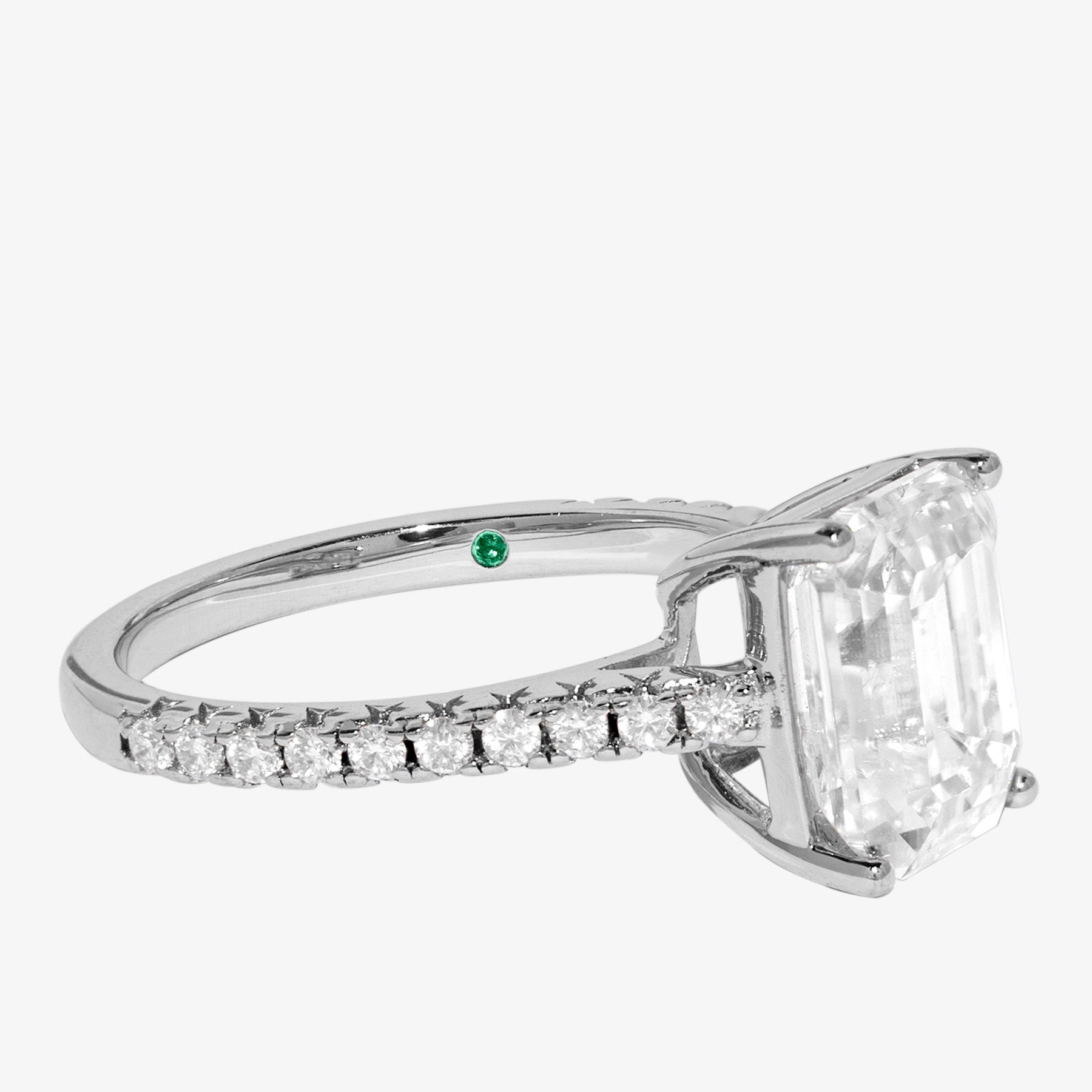 Emerald Cut Engagement Ring