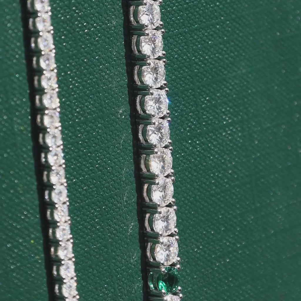 H. Moissan Tennis Necklace