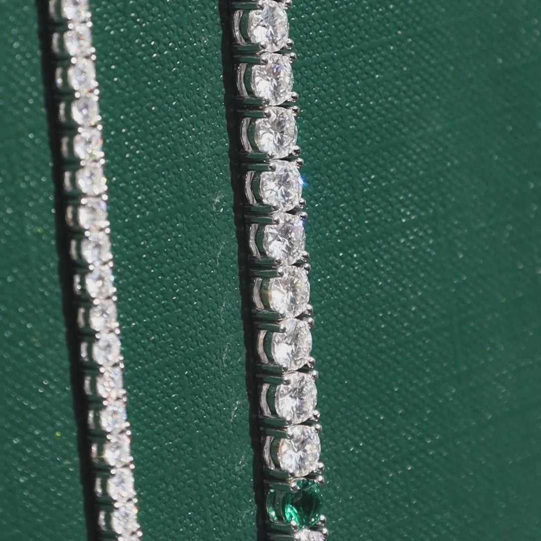 H. Moissan Tennis Necklace